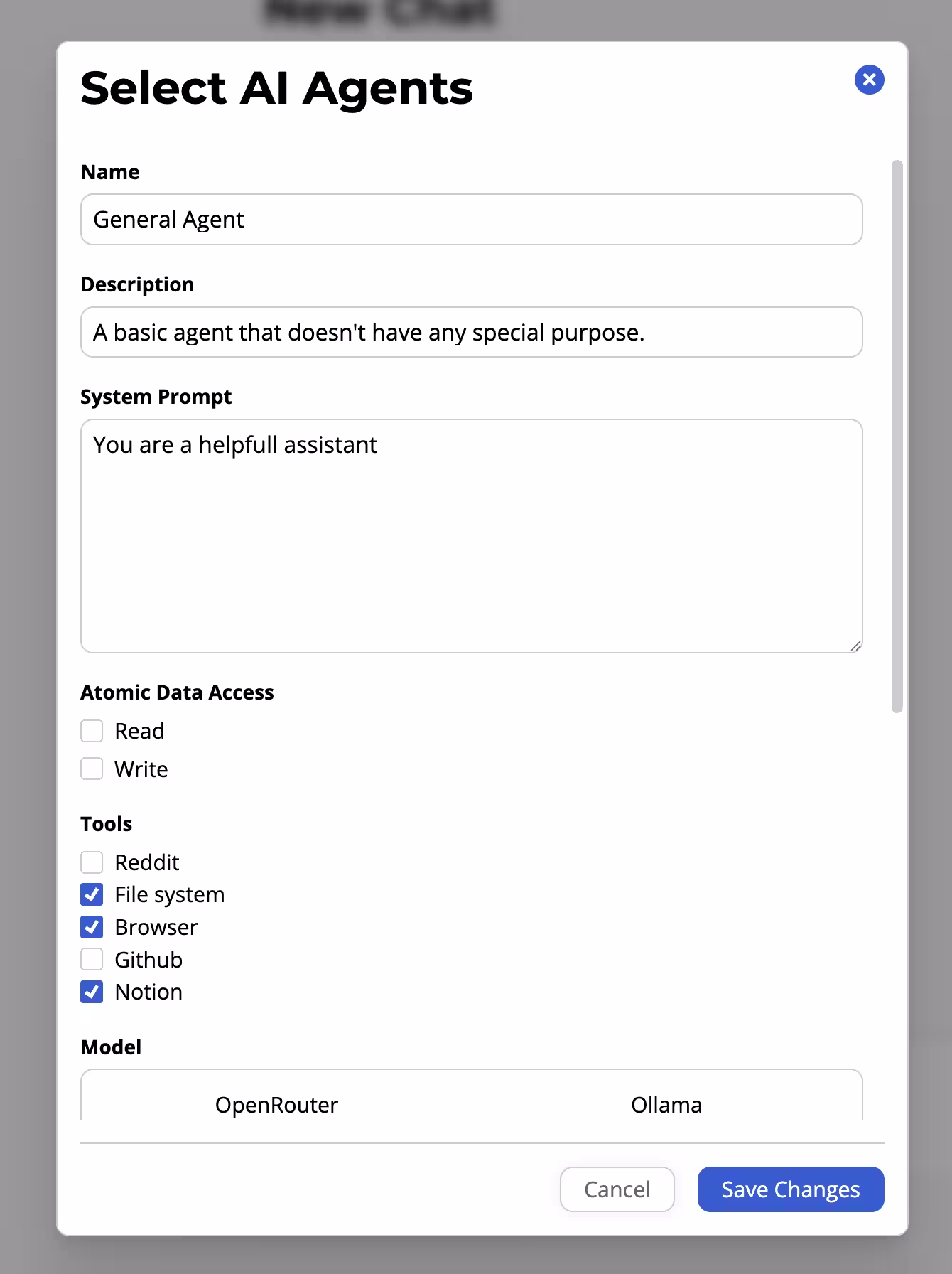 Enabling MCP tools